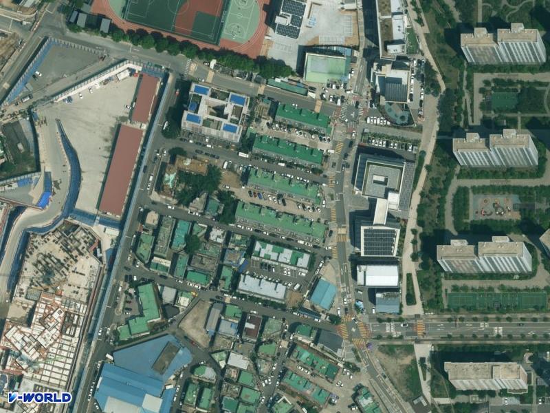 산호 항공사진