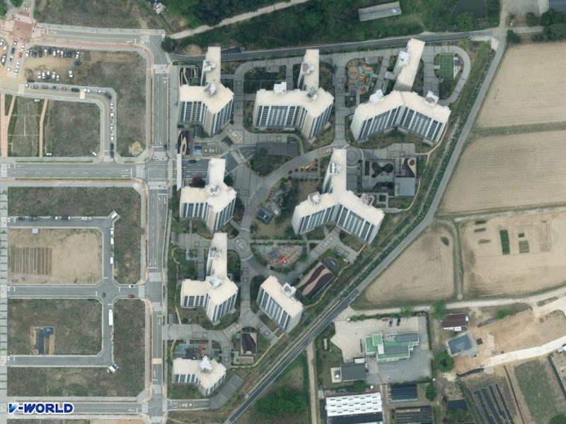용문역반도유보라아이비파크 항공사진