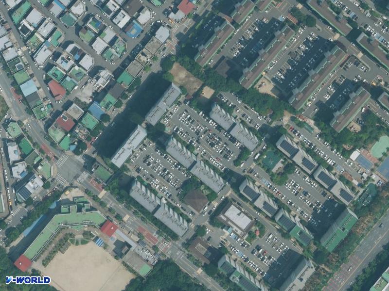 청주용암주공1단지 항공사진
