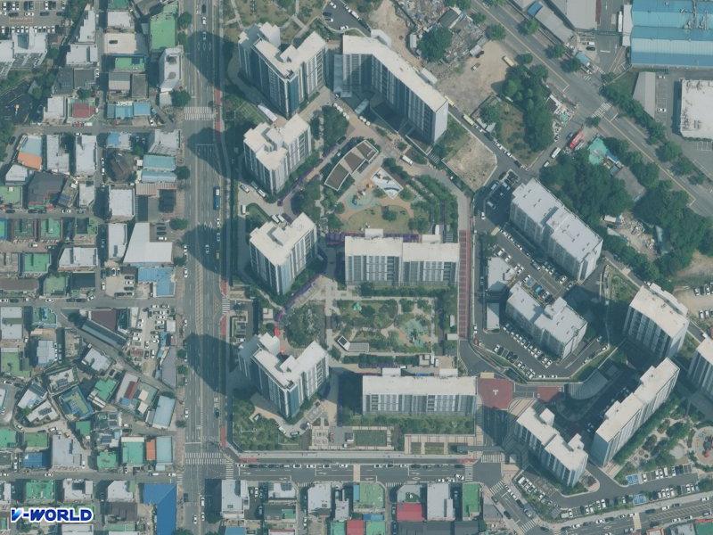 더샵청주센트럴 항공사진