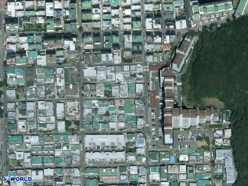 다세대 주택 항공사진