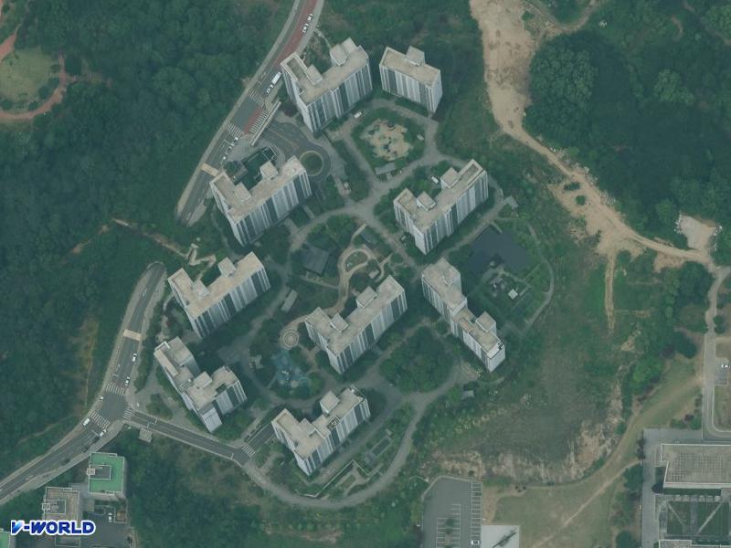 청주 힐즈파크 푸르지오 항공사진