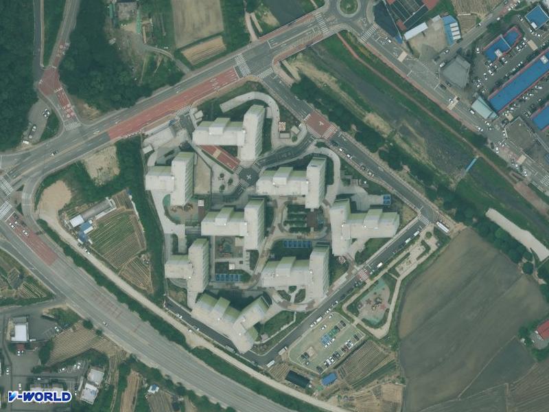 청주시온숲속의아침뷰 항공사진