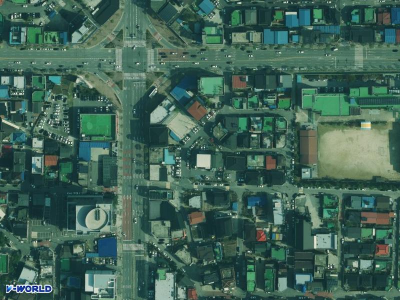 남산주공2.3차 항공사진