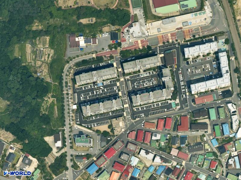가화현대 항공사진