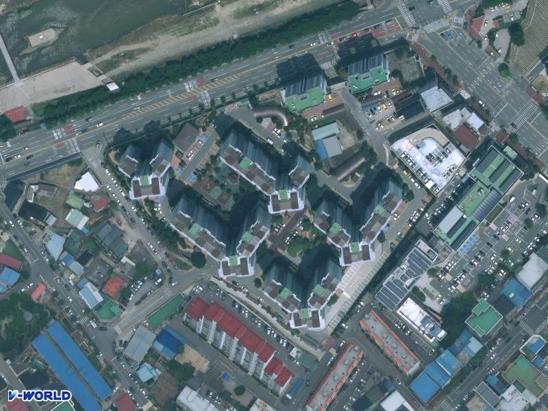 증평파라디아1차 항공사진
