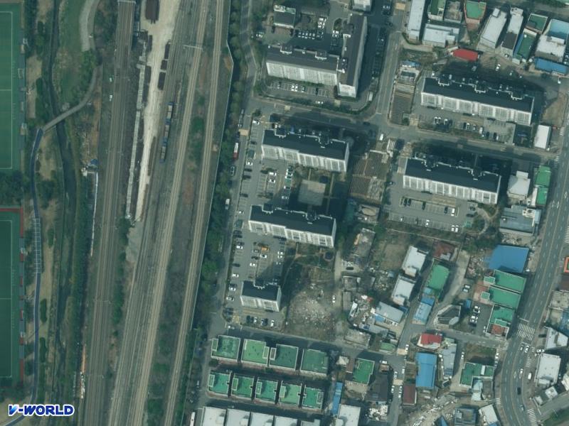 우방유쉘아파트 1단지 항공사진