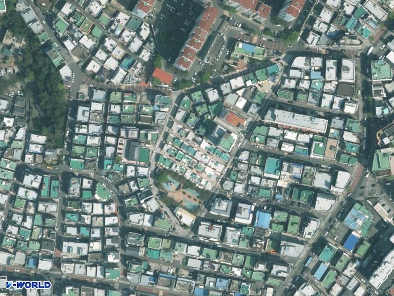 구일공원 항공사진