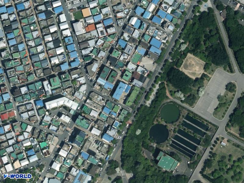 정원 항공사진