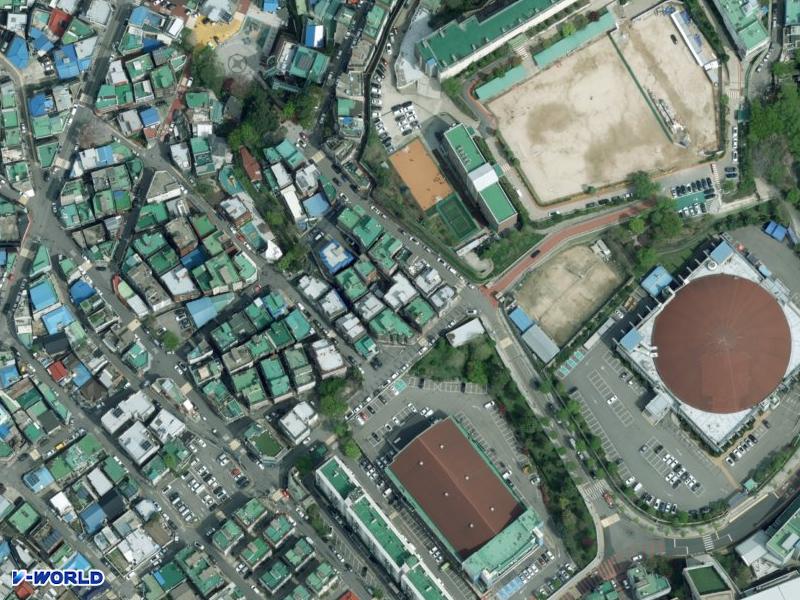 롯데그린맨션(나동) 항공사진