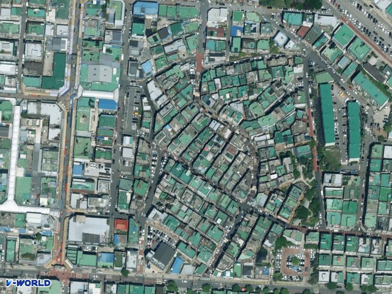 모래네주택(2동) 항공사진
