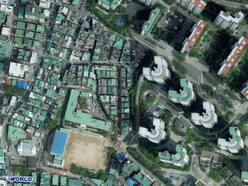 신만수타운(109-383)105동 항공사진