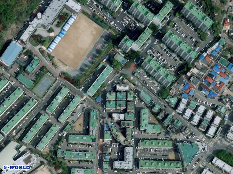강남(5-471)108동 항공사진