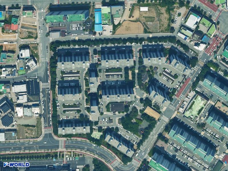 공주 신관주공4단지 항공사진