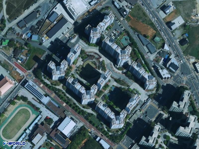 동대 센트럴파크 항공사진