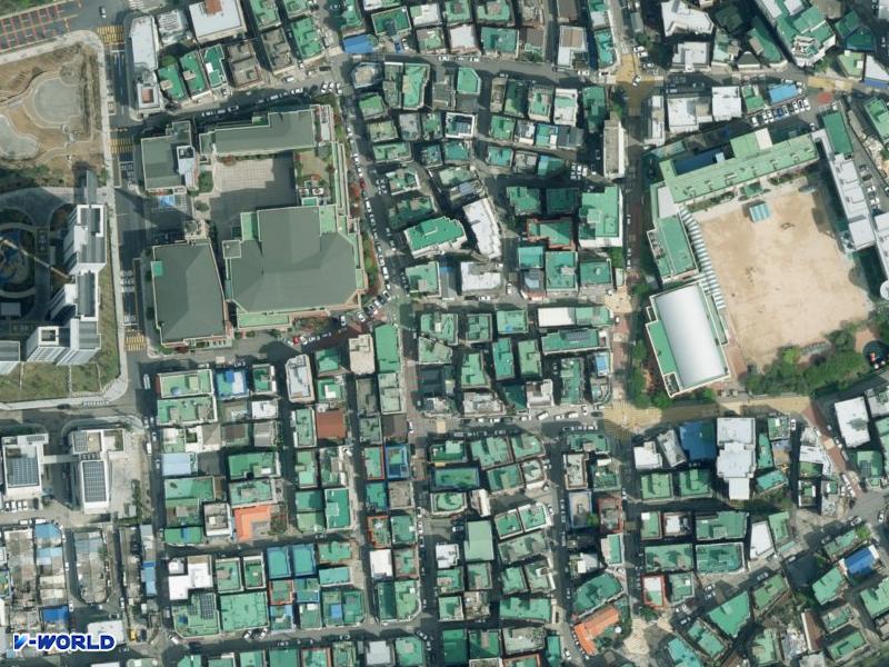 현대그린타운(751-13) 항공사진