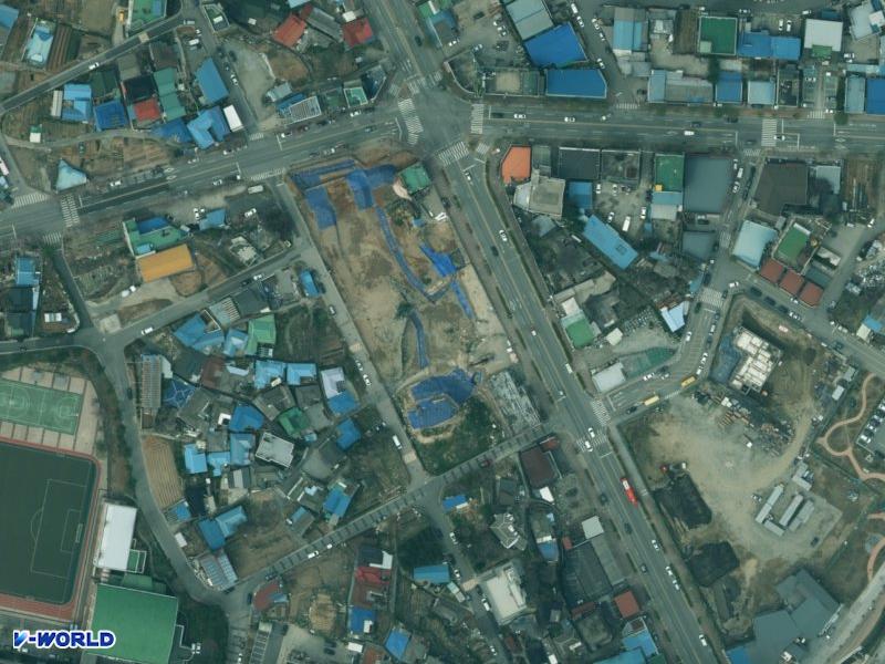 아산 경남아너스빌 항공사진