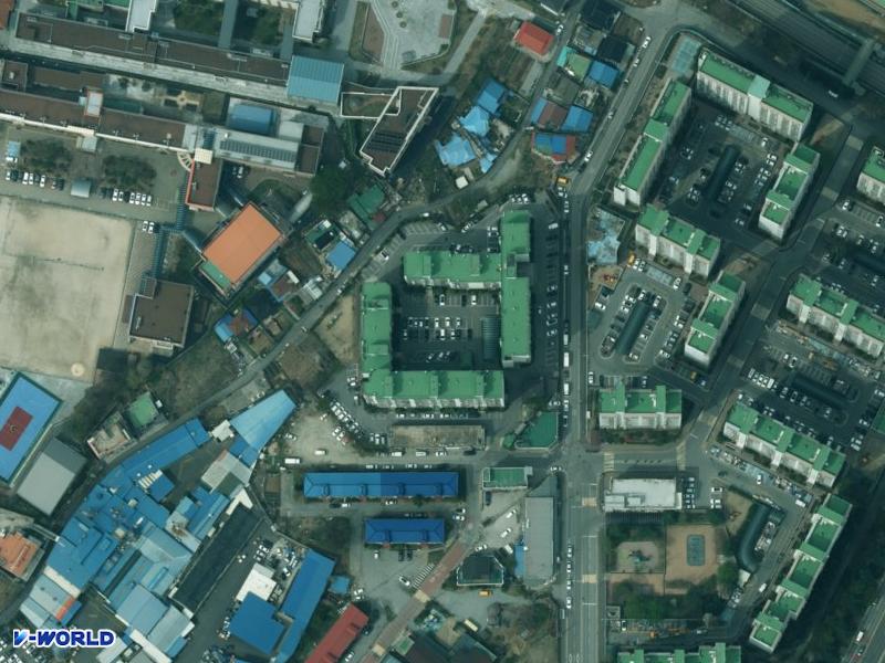 아산 인정프린스 항공사진