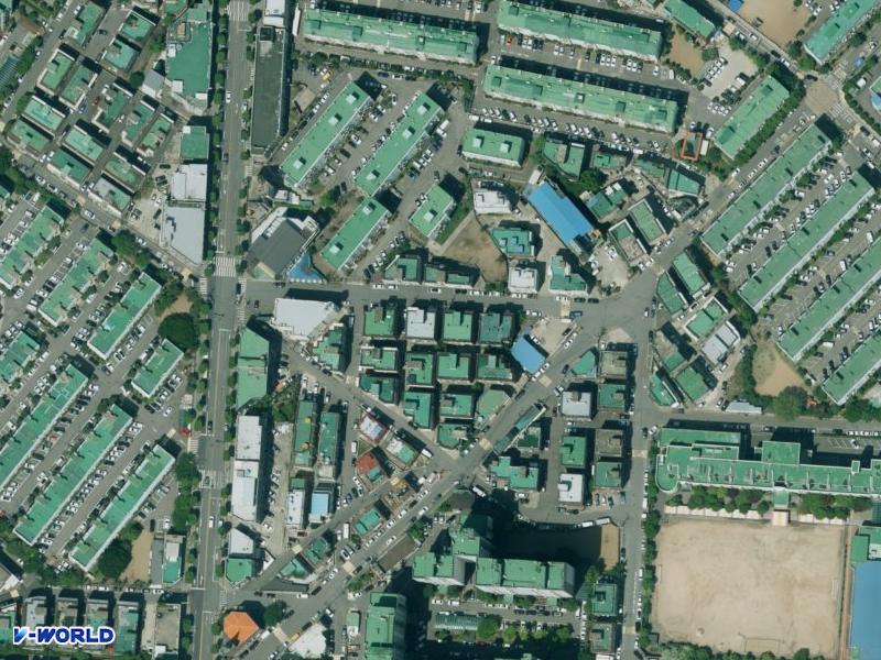 그린힐타운(102,103동) 항공사진