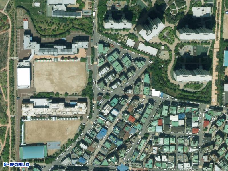 장인하이츠빌라105동 항공사진