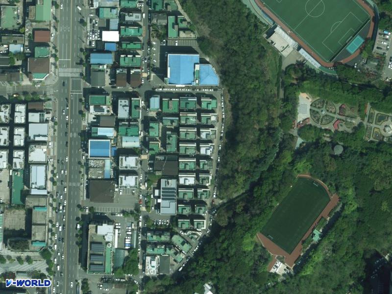 효마을타운(107,108)동 항공사진