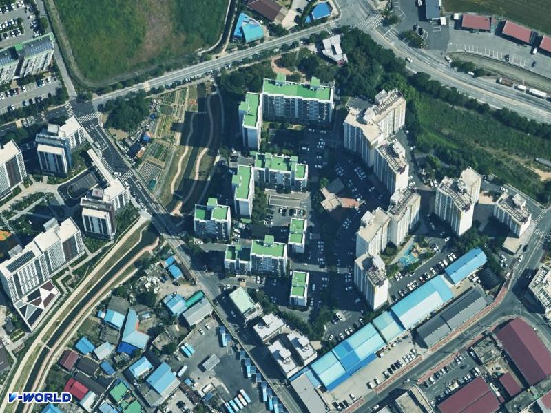 조흥로즈빌 항공사진