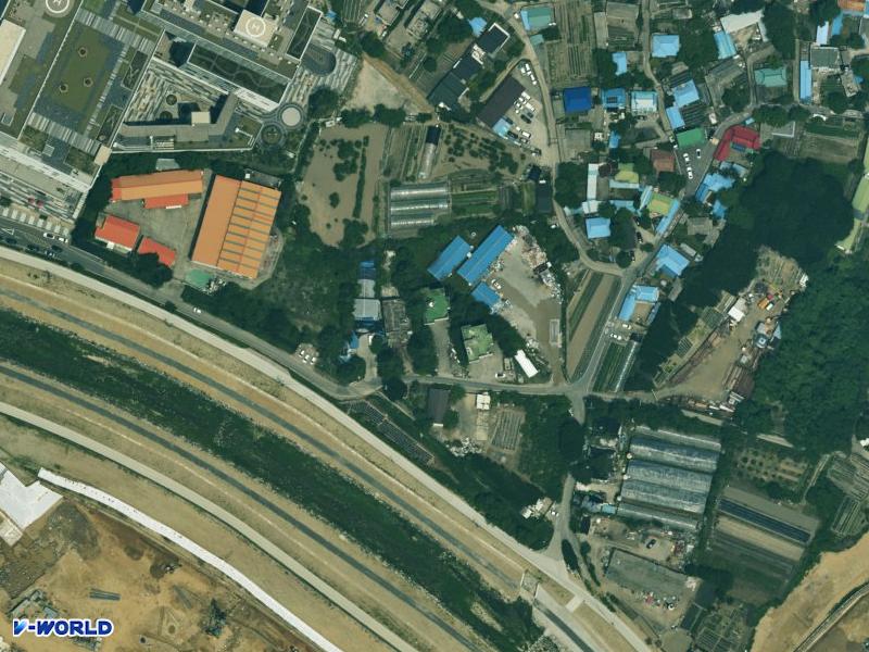 명산빌리지B 항공사진
