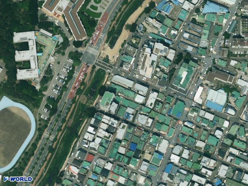 동산주택 항공사진