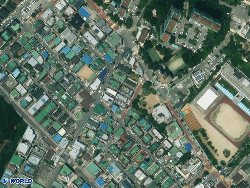 경원주택 항공사진