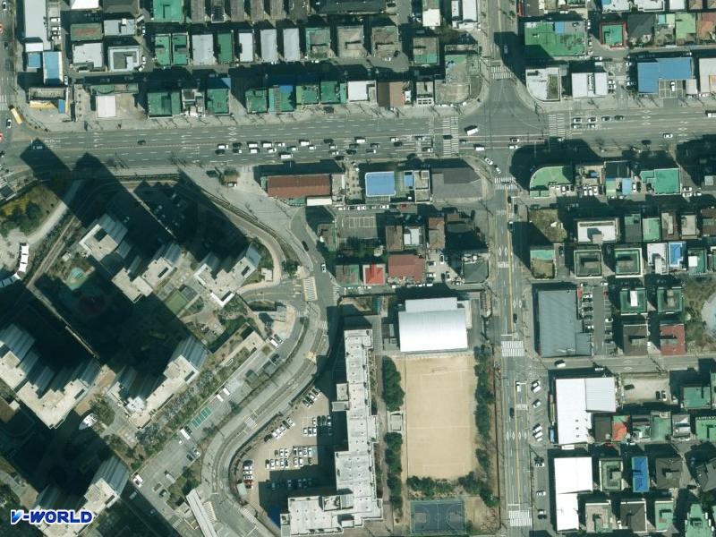 삼진빌라(A),대명빌라(B) 항공사진