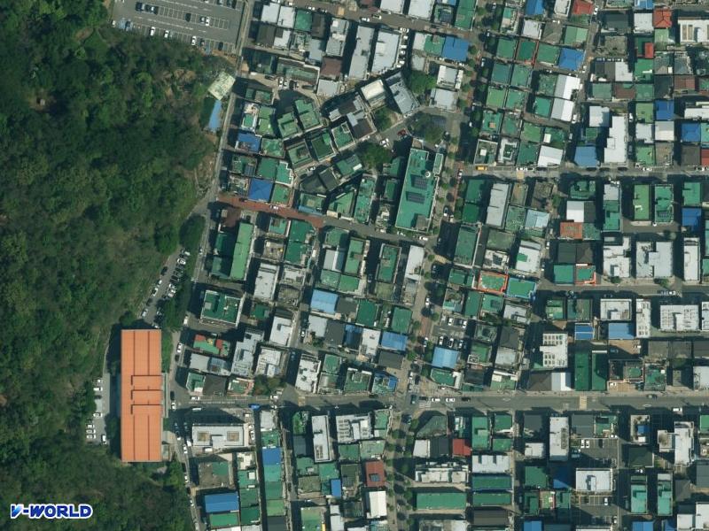 한솔파크빌2동 항공사진