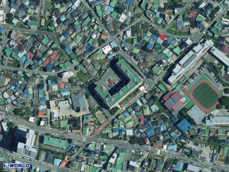 유달파크 항공사진