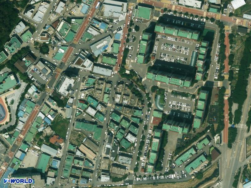 명지그린빌라7,8 항공사진