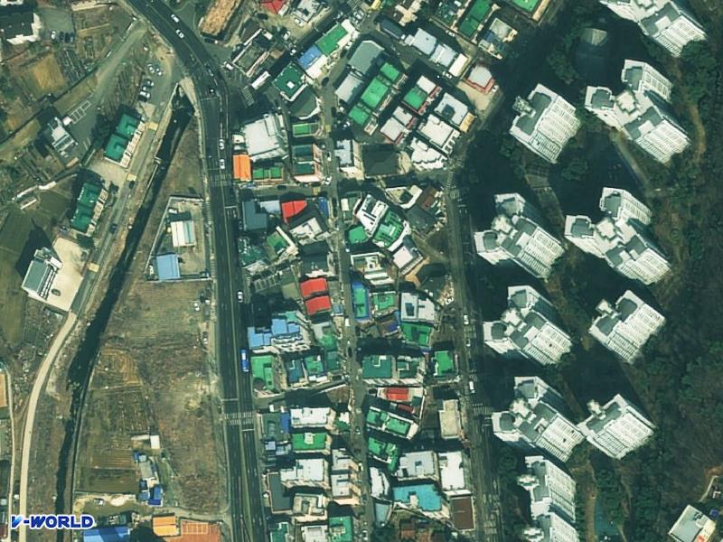 웅재주택 항공사진