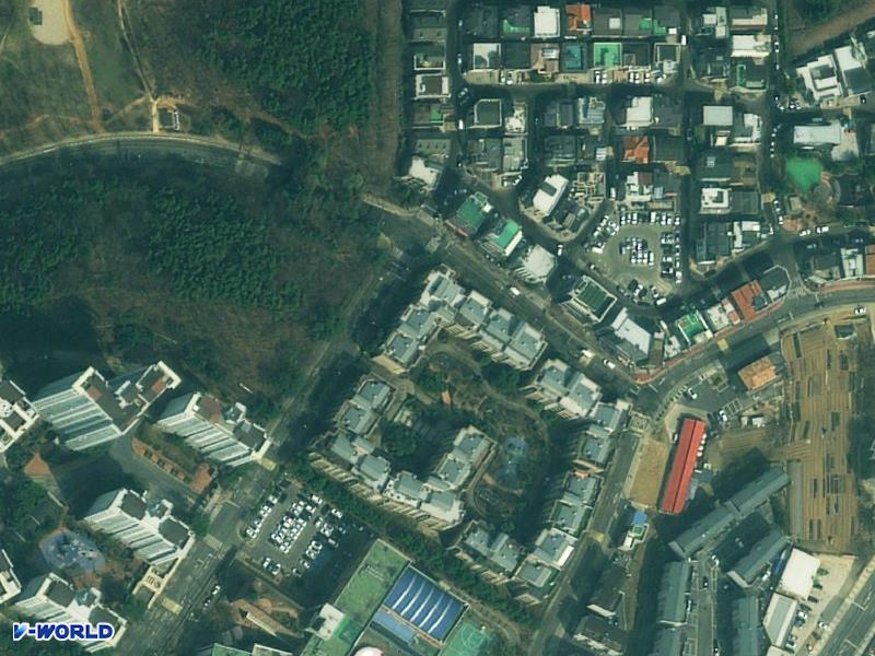 중흥에스클래스타운하우스701동-704동 항공사진