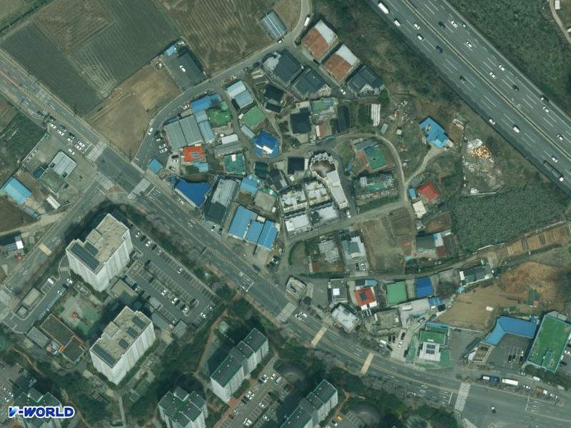 동산빌라A동B동 항공사진