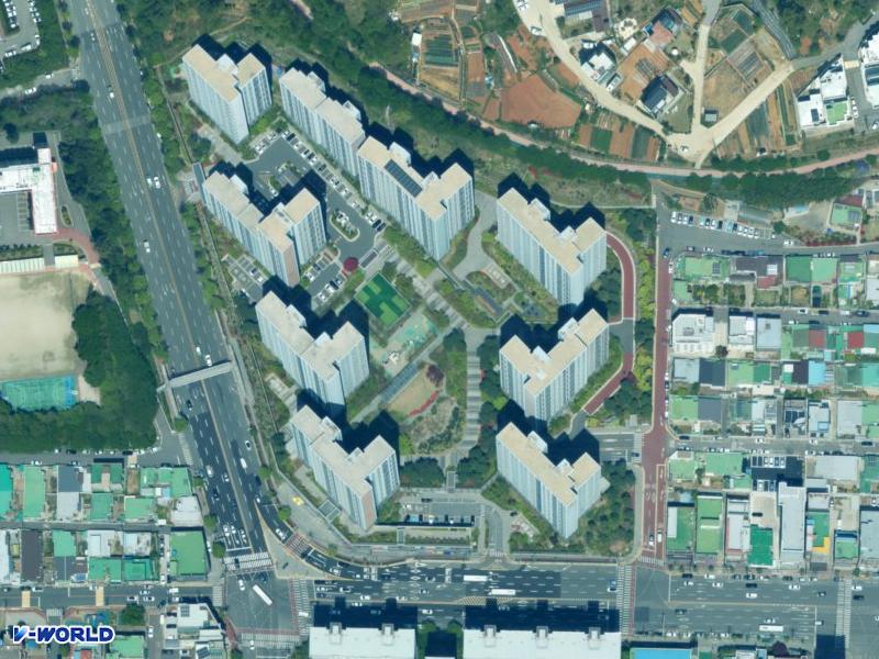 e-편한세상 여수 더퍼스트 항공사진