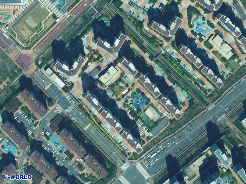 여수웅천포레스트부영1단지 항공사진
