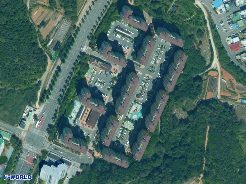 여수죽림부영2차 항공사진