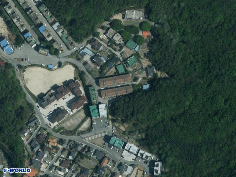 장미주택 항공사진