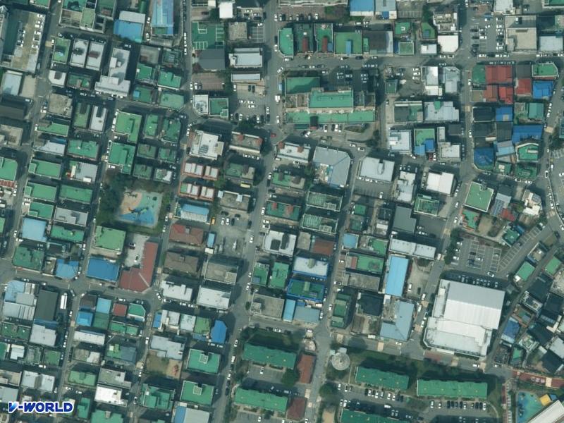 상아주택 항공사진