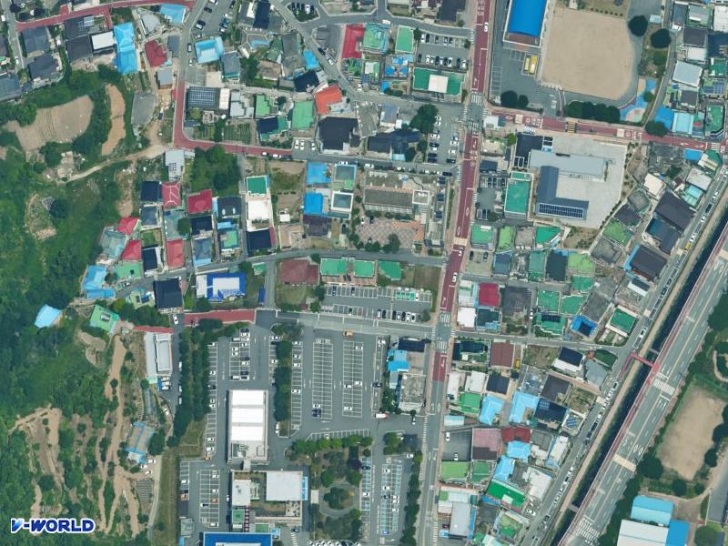 궁원빌라 항공사진