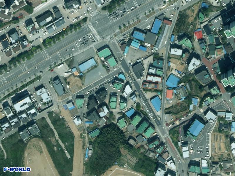 화평홈텔 항공사진