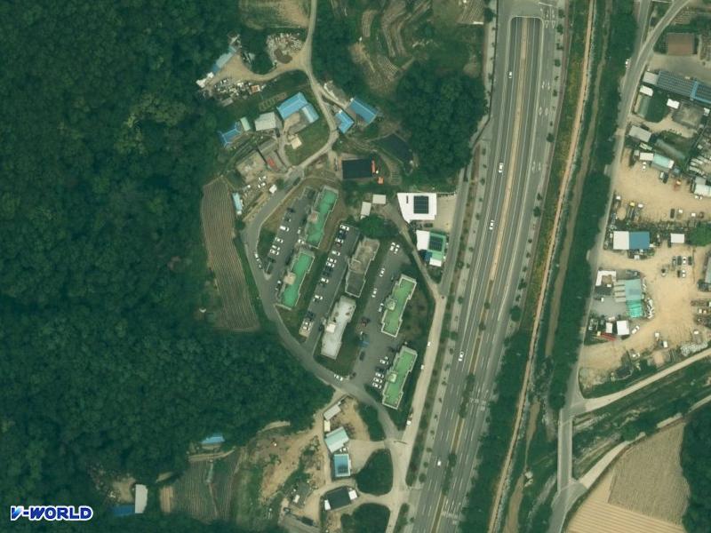 서원파크빌103,105동 항공사진