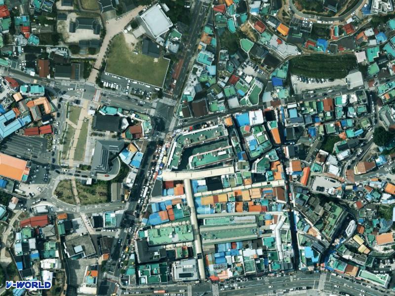 충무데파트1차 항공사진