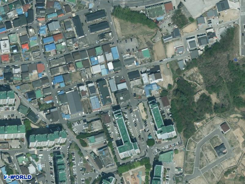 진우빌라 항공사진