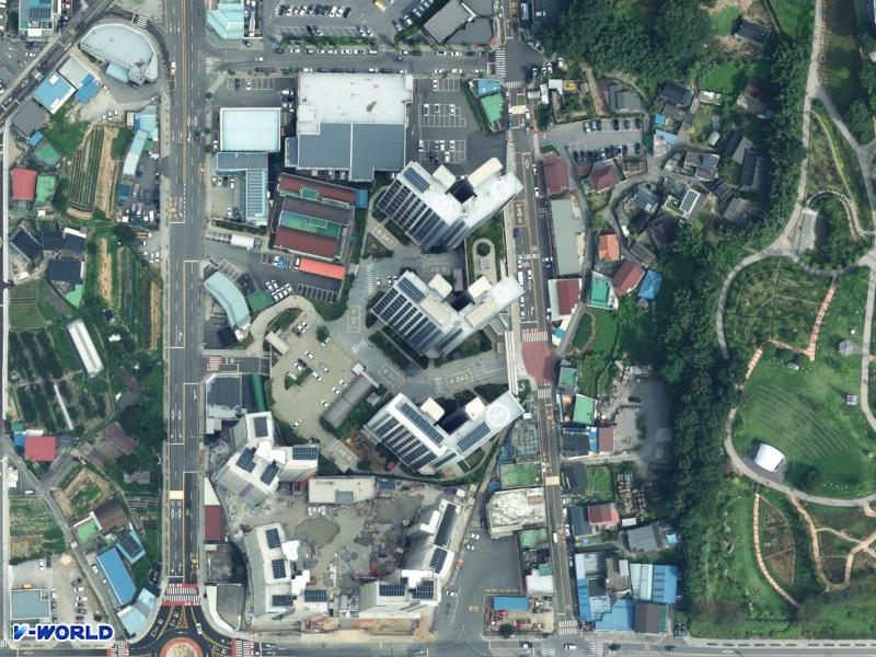 힐스테이트 화순2차 항공사진