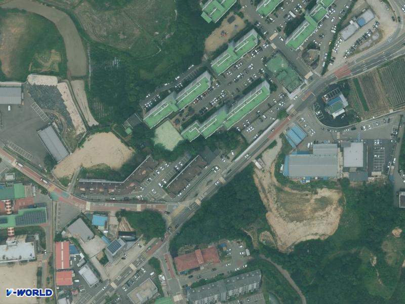 신한빌리지 항공사진