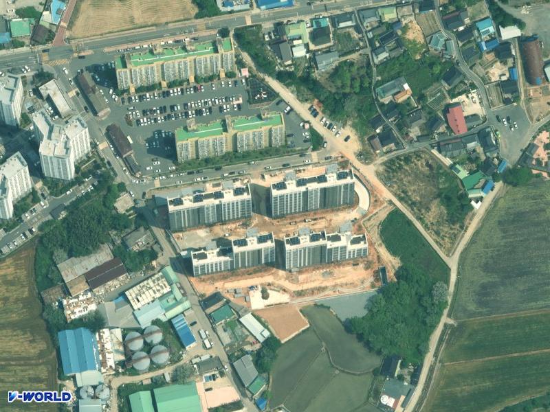 강진승원팰리체리버시티 항공사진