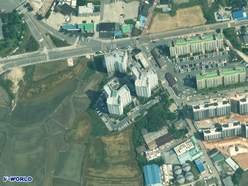 강진코아루블루핀 항공사진